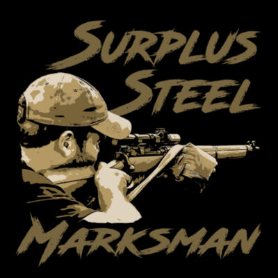 Surplus Steel 2023 Marksman - Mens Outline Tee Design